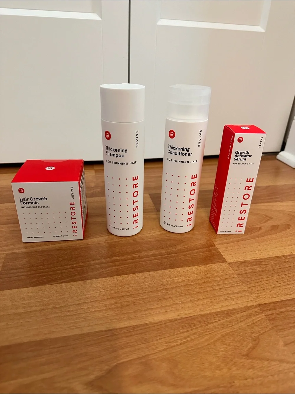 iRestore Thickening Shampoo & Conditioner, Growth Serum & Hair Growth formula